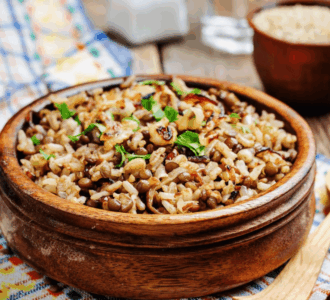 Rice and Lentil Pilaf