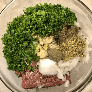 Keftedes Ingredients