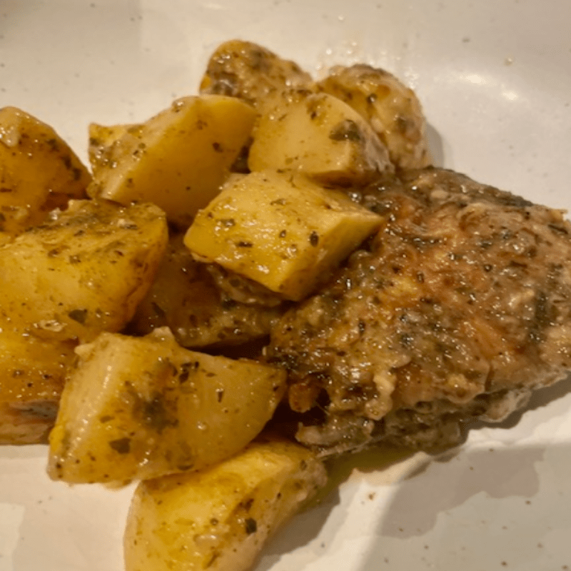 greek chicken and potatoes