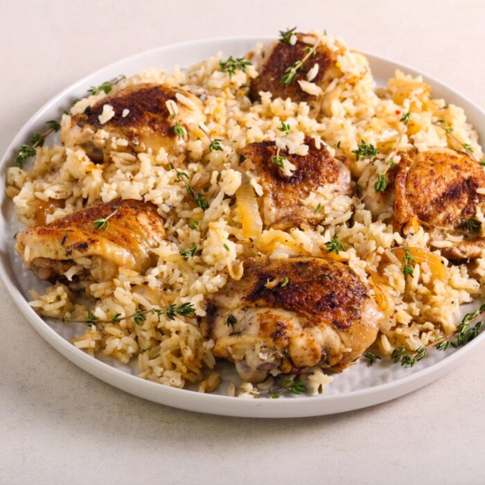 Chicken And Rice (kotopoulo Me Rizi) - My Horio